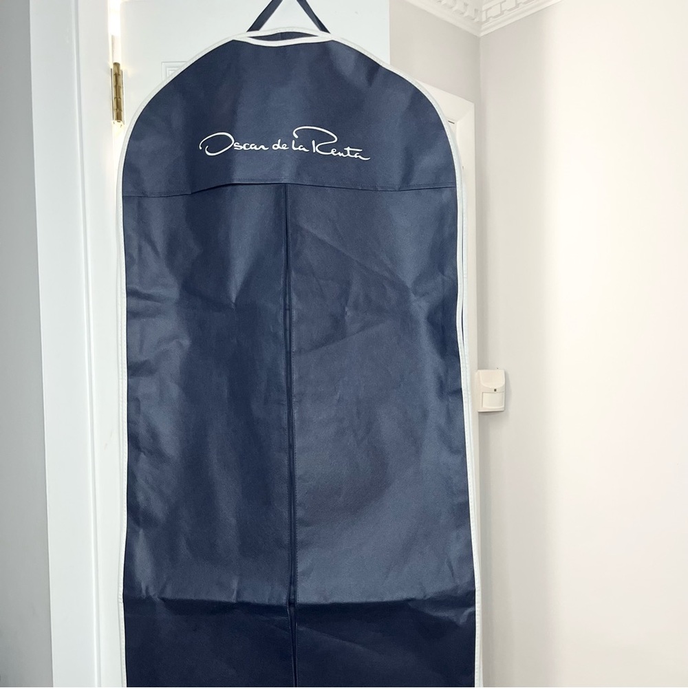 Oscar de la Renta Navy Travel Bag